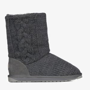 NEW EMU AUSTRALIA women's bartle wool knit boots in gray